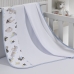 Cueiro Simples Tecebem Baby Malha 100% Algodão Estampa Lipe 80cm x 90cm Branco