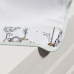 Kit Toalhinha de Boca Com 02 Peças Tecebem Baby Malha 100% Algodão Mara Branco