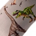 Fronha Portallar Malha 100% Algodão Estampa Localizada Jurassic 48cmx68cm Branco