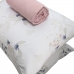 Jogo de Cama Portallar Casal Malha 100% Algodão Premiun Classic Marcela 3 Peças Rosa Brid