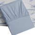 Jogo de Cama Tecebem Casal Malha 100% Algod&atilde;o Karen 3 pe&ccedil;as Premium Azul