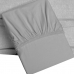 Jogo de Cama Tecebem Casal Malha 100% Algodão Brian 3 peças Premium Cinza