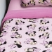 Edredom Portallar Casal Malha 100% Algodão Disney Big Minnie 2,00mx220m Rosa