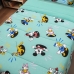 Edredom Portallar Casal Malha 100% Algodão Disney Mickey Feliz 2,00mx220m Verde Tempestade