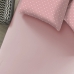 Jogo de Cama Casal Portallar Elegance Percal Misto 60/40 150 fios 50% Algodão 50% Poliéster Poa 3 Peças Rosa Orquídea