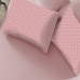 Jogo de Cama Casal Portallar Elegance Percal Misto 60/40 150 fios 50% Algodão 50% Poliéster Poa 3 Peças Rosa Orquídea