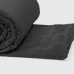 Manta Buettner Solteiro ( 1,60cm x 2,20cm ) Microfibra 100%Poliéster Flannel Confort Preto