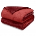 Edredom Buettner Solteiro Plush Flannel 100% Poliéster Dupla Face 160mx240m Vermelho Escuro & Vermelho Claro