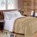 Edredom Buettner Casal Plush Flannel Dupla Face 100% Poli&eacute;ster 220mx240m Khaki Escuro & Khaki Claro