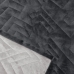 Cobertor Buettner Casal Flannel Plush 100% Poliéster Dupla Face 220mx240m Metal Escuro / Metal Claro