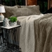 Cobertor Buettner Queen Flannel Plush 100% Poliéster Dupla Face 240mx260m Chocolate Escuro / Chocolate Claro
