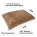 Porta Travesseiro Avulso Buettner Flannel Plush Microfibra 100% Poliéster Dupla Face 50cmx70cm Khaki Escuro / Khaki Claro