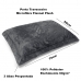 Porta Travesseiro Avulso Buettner Flannel Plush Microfibra 100% Poliéster Dupla Face 50cmx70cm Metal Escuro / Metal Claro