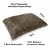 Porta Travesseiro Avulso Buettner Flannel Plush Microfibra 100% Poliéster Dupla Face 50cmx70cm Chocolate Escuro / Chocolate Claro