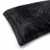 Porta Travesseiro Avulso Buettner Flannel Plush Microfibra 100% Poliéster Dupla Face 50cmx70cm Preto / Metal Escuro