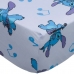 Jogo de Cama Portallar Casal Malha Mista 70% Algodão e 30% Poliéster Estampado Disney Stitch Song 3 Peças Azul