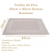 Toalha Piso Buettner Felpudo 100% Algodão Domus 50cmx80cm Bege
