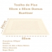 Toalha Piso Buettner Felpudo 100% Algodão Domus 50cmx80cm Marfim