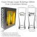 Copo Chopp Lager Botafogo 300ml Com 2 Unidades Allmix - UN