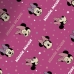 Jogo de Cama Portallar Solteiro Malha Mista 65% Algodão e 35% Poliéster Estampado Disney Minnie Faces 2 Pçs Pink