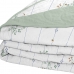 Cobre Leito Tecebem Casal Malha 100% Algodão Estampado em Matelassê Fran 210x240m Verde
