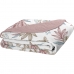 Cobre Leito Tecebem King Malha 100% Algod&atilde;o Estampado em Matelass&ecirc; Yara 240x280m Rose