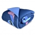 Edredom Portallar Solteiro Malha 100% Algodão Disney Big Stitch 150mx220m Azul