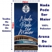 Toalha de Praia KazzaVip Microfibra 100% Poliéster Estampada Arena Do Grêmio 70cm x 140m Azul