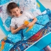 Kit Cobre Leito SulBrasil Casal Malha 100% Algod&atilde;o Estampado Kids em Matelasse Space 2,00mx2,20m Azul