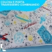 Kit Cobre Leito SulBrasil Casal Malha 100% Algod&atilde;o Estampado Kids em Matelasse Space 2,00mx2,20m Azul