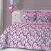 Kit Cobre Leito SulBrasil Casal Malha 100% Algod&atilde;o Estampado Kids em Matelasse Kitty Girl 2,00mx2,20m Pink