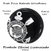 Prato Para Servir Pizza Allmix Redondo Vidro Licenciado 38cm Corinthians Preto