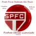 Prato Para Servir Pizza Allmix Redondo Vidro Licenciado 38cm Sao Paulo Vermelho