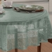 Toalha de Mesa Interlar Renda 100% Poliéster Redonda Color Ø 150m 4 Lugares Pistache