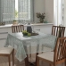 Toalha de Mesa Interlar Renda 100% Poli&eacute;ster Quadrada Color 150m x 150m 4 Lugares Pistache