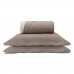 Kit Colcha Buettner Queen Microfibra 100% Poliéster Matelassê Sem Costura Metrópole Maya 3 Peças Bege