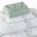 Jogo de Cama Tecebem Casal Malha 100% Algod&atilde;o Estampado Fran 4 p&ccedil;s Premium Verde