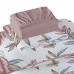 Jogo de Cama Tecebem Casal Malha 100% Algod&atilde;o Estampado Yara 4 p&ccedil;s Premium Rose