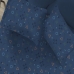 Jogo de Cama Casal Doce Vida Malha Misto 70% Algod&atilde;o e 30% Poli&eacute;ster Estampado Control Game 3 P&ccedil;s com El&aacute;stico Azul