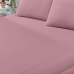 Lençol Buettner Queen Malha 100% Algodão Basic Liso com Elástico Rose Blush