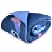 Edredom Portallar Casal Malha 100% Algodão Disney Big Stitch 200mx220m Azul