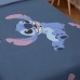 Edredom Portallar Casal Malha 100% Algodão Disney Big Stitch 200mx220m Azul