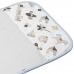 Trocador Tecebem Baby Malha 100% Algodão Estampado Impermeável Lipe 45cmx70cm Azul