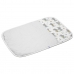 Trocador Tecebem Baby Malha 100% Algod&atilde;o Estampado Imperme&aacute;vel Tom 45cmx70cm Branco