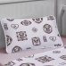 Fronha KazzaVip-Store Baby Malha 100% Algodão Cristina Estampada 40cmx60cm Branco