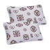 Par de Fronha KazzaVip-Store Baby Malha 100% Algodão Cristina Estampada 40cmx60cm Branco