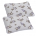 Par de Fronha KazzaVip-Store Baby Malha 100% Algodão Meg Estampada 40cmx60cm Branco