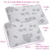 Par de Fronha KazzaVip-Store Baby Malha 100% Algodão Dom Estampada 40cmx60cm Branco