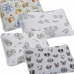 Fronha KazzaVip-Store Baby Malha 100% Algodão (4 Unidades) Estampada 34cmx40cm Branco