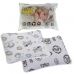 Kit Fronha e Travesseiro KazzaVip-Store Baby (2) Fronha Malha 100% Algod&atilde;o (1) Travesseiro Baby 30cmx40cm Branco